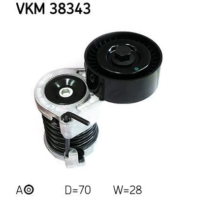 Imagen de SKF VKM 38343 Polea Tensora con material de fijación BMW: 3 Berlina, 1 Hatchback, Touring