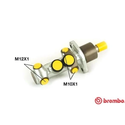 Imagen de BREMBO M 68 027 Cilindro Maestro de Freno 22,2 Aluminio 10 x 1 (2), 12 (2) RENAULT: Kangoo I Express, CLIO 2
