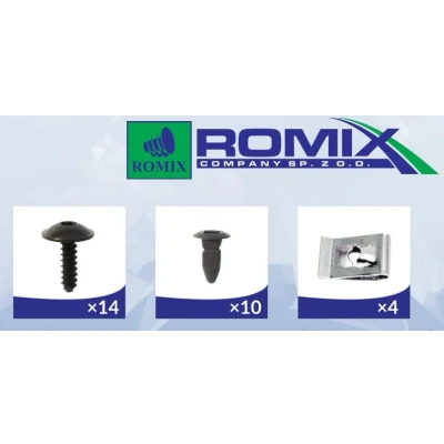 Imagen de ROMIX 91000 Guardabarros interior Guardabarros, AUDI: A3 Hatchback, A4 B6 Berlina, A6 C6 Berlina norauto, oscaro, mister auto