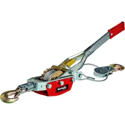 Imagen de Einhell tracción por cable con palanca manual TC LW 2000 (cable de alambre 3.3 m, fuerza máx. kg, incl. una polea desvío gancho carga y estribo seguridad)