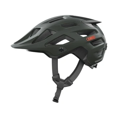 Imagen de ABUS casco MTB Moventor 2.0 confortable para bicicleta todo terreno all mountain hombre y mujer verde mate, S