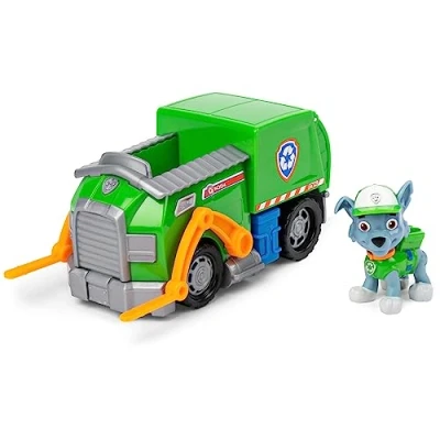 Imagen de Patrulla Canina CAMIÓN DE Reciclaje + Figura Rocky Camión Juguete con 1 6068854 Juguetes Niños 3 Años