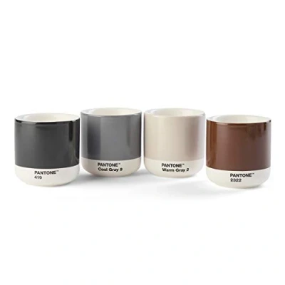 Imagen de Copenhagen design Pantone Thermo Cup Mix Set of 4 (in giftbox) Warm, Cool Gray, Brown, Black, One Size,