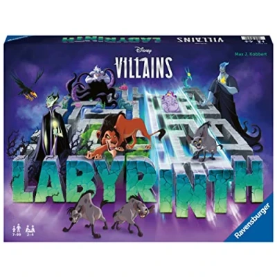 Imagen de Ravensburger Disney Villains Labyrinth Family Strategy Board Game for Kids &amp; Adults Age 7 Years Up 2 to 4 Players