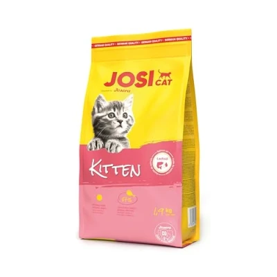 Imagen de JosiCat Junior, Comida Seca Premium para Gatos en Crecimiento y Lactantes, con Alto Contenido energético, Aceite de salmón vitaminas, 3 Unidades