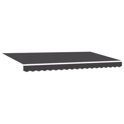 Imagen de vidaXL Tela de reemplazo para toldo Marco 4x2 m Antracita