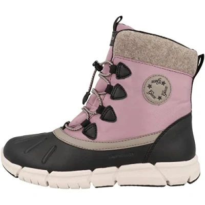 Imagen de Geox J FLEXYPER GIRL B AB, Botines para Niñas, BLACK/DK PINK, 30 EU