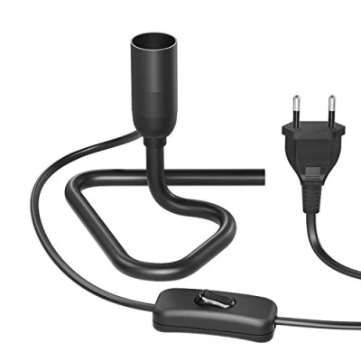Imagen de ledscom.de lámpara de mesa/Portalámpara/Triángulo base triangular TRIN, interruptor, aluminio, negro, 1x E14 máx. 60W, ambiente, luz lectura, portalámpara,