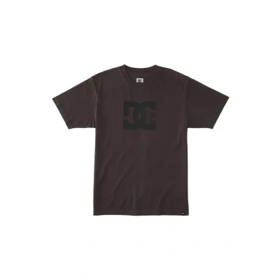Imagen de DC Shoes Pigment DYE HSS Camiseta estampada, Hombre, Talla: Large, Black enzyme wash