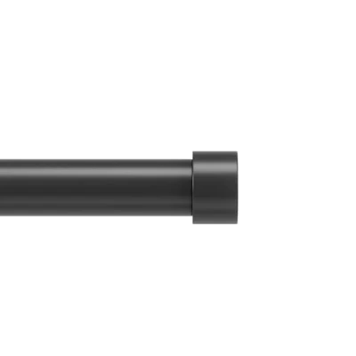 Imagen de Umbra Cappa Cortinero simple ajustable, Acero, 91 168 cm, Negro