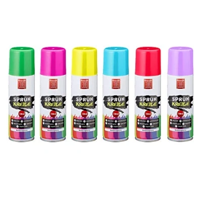 Imagen de Cepewa spray de tiza para marcar 6 colores soluble en agua (1 x juego tizas spray)