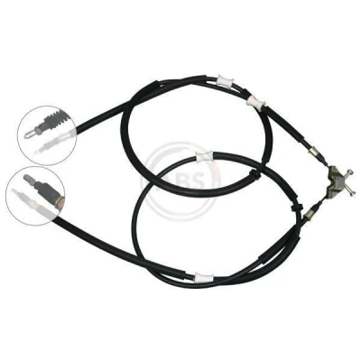 Imagen de A.B.S. K17315 Cable de Freno Mano 1680, 1680 Discos OPEL: Zafira A
