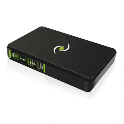 Imagen de Tecnoware Power Systems Mini SAI ERA PLUS DC, Protección WIFI, módem, VOIP, videovigilancia, Powerbank 8800mAh, POE 24VDC, 48VDC, Potencia 25 W, Color Negro