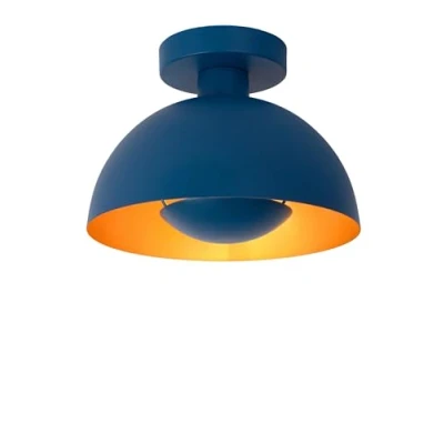 Imagen de Lucide Plafón Siemon de acero, Ø 25 cm, azul