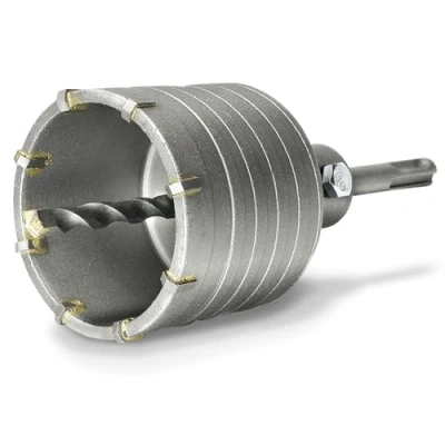 Imagen de S&amp;R Sierra Corona Perforadora Hormigón en seco Ø 82mm + Adaptador SDS Plus110 mm Broca