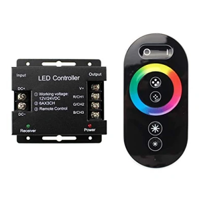 Imagen de PB Versand RGB LED Touchdimmer Dimmer 12 V 24 Interruptor para atenuar tecnología táctil Regulador tiras de luces