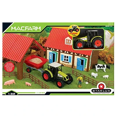 Imagen de STARLUX 802234 Coffret Ferme complète CLAAS, Multicolor, 48932 (802234)