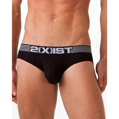 Imagen de 2(x)ist Shapewear Maximize Contour Pouch Brief para hombre, negro (Deep Black), Small