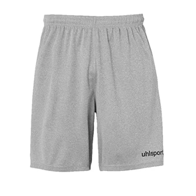 Imagen de Uhlsport Center Basic Shorts Without Slip De Juego, Hombre, Gris Oscuro Mezcla/Negro, 164