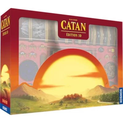 Imagen de Kosmos Asmodee Catan: 3D Edition Deluxe Juegos de Mesa Estrategia Juego Desarrollo a Partir 10 años 3 4 Jugadores Versión Francesa