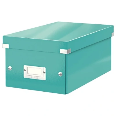 Imagen de Leitz Caja para guardar DVD, Turquesa, Click and Store, 60420051