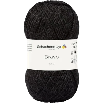 Imagen de Schachenmayr Bravo, 50G Anthrazit Meliert Hilos para Tejer A Mano