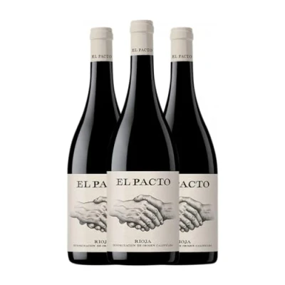 Imagen de Hacienda López de Haro El Pacto Rioja Crianza 75 cl Vino tinto (Caja 3 Botellas cl)
