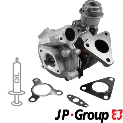 Imagen de JP GROUP 4017402100 Turbocompresor de gases escape incl. kit juntas NISSAN: Almera Tino, II Hatchback, Primera Hatchback