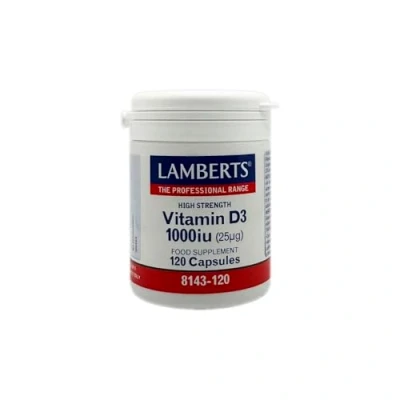 Imagen de Lamberts Vitamina D 1000ui Tabletas, One size, Vanilla, 120 Unidad