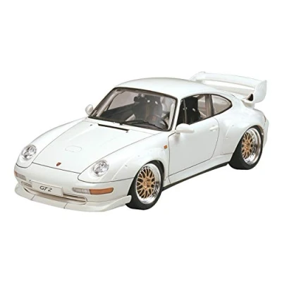 Imagen de Tamiya GT2 at 1:24, Porsche 911 Kit de Modelo, Color Blanco, S (T2M 24247)