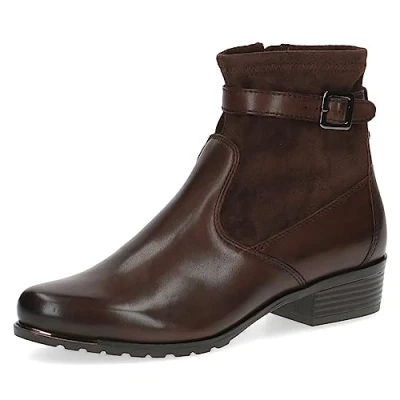 Imagen de CAPRICE 9 25333 41, Botines de tacón con cordones para Mujer, Marrón (Dk Brown Comb), 36 EU