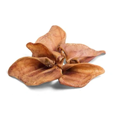 Imagen de Bonya Smile Orejas de Cerdo para Perros 10 Unidades, Snack Natural y Saludable la Masticación