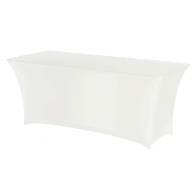 Imagen de HENDI Funda Symposium para mesa rectangular 810927 Blanco 1500x760x(H)730 mm