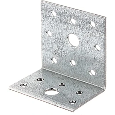 Imagen de Alberts 332525 Escuadra de ensamblaje, Galvanizado Sendzimir, 40 x 60 mm, Juego 6