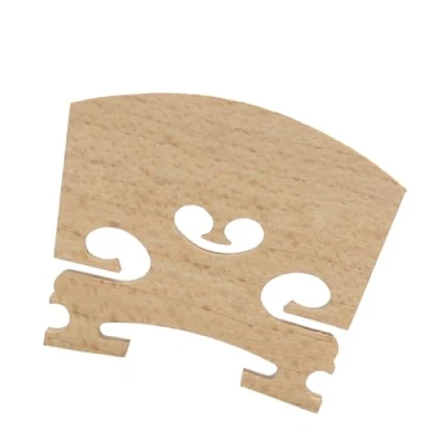 Imagen de Kit de accesorios violín Puentes Madera arce para tamaño 4/4 3/4 1/2 1/4 1/8 Puente (Color : 4 Violin Bridge)