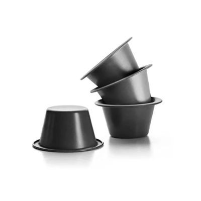 Imagen de Ibili Set 4 FLANEROS 8 CM, Stainless Steel, Centimeters