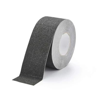 Imagen de Durable Cinta antideslizante estándar DURALINE GRIP, 75 mm x 15 m, para asegurar escaleras, rampas, negra, 108401