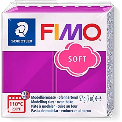 Imagen de Pasta Fimo Soft para modelar 802061, color morado