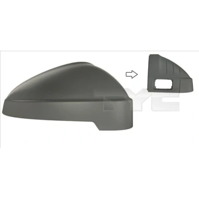Imagen de TYC 302 0114 2 Cubierta, retrovisor exterior izquierda imprimado AUDI: A5 B9 Sportback