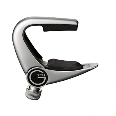Imagen de G7TH G7 NewportPartial#3 Cejilla parcial de 3 cuerdas para guitarra, color plateado