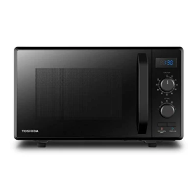 Imagen de Toshiba MW2 AG23PF(BK) Microondas 3 en 1 con función grill y combinación, independiente, 23 L, 900 W, 1000 ecológica de ahorro energía, plato giratorio memoria posición, color
