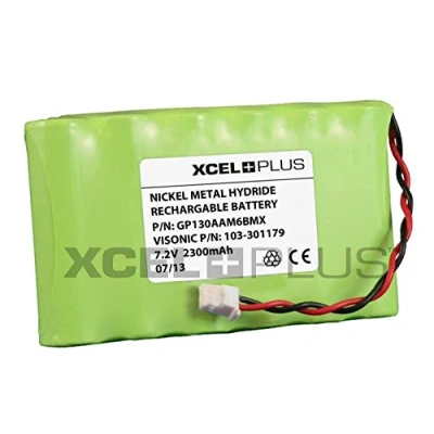 Imagen de Visonic Extended Life Powermax Batería completa de 7,2 V para panel alarma 103 301179 (1300 mAh)