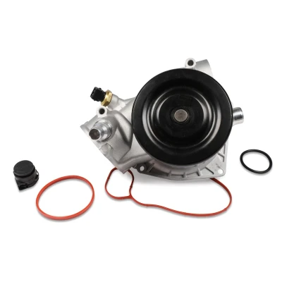 Imagen de HEPU P415 bomba de agua con junta, accesorios Sensor refrigerante incorporado en la carcasa mecánico Plástico BMW: X5, X6, 7