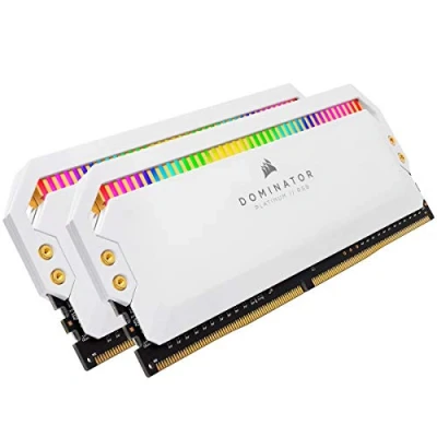 Imagen de Corsair Dominator Platinum RGB 16 GB DDR4 3600MHz C18, LED Memoria de Sobremesa Rendimiento Alta, Respuesta Ajustados, 12 Direccionables CAPELLIX Leds RGB, 2 x 8 GB, Blanco