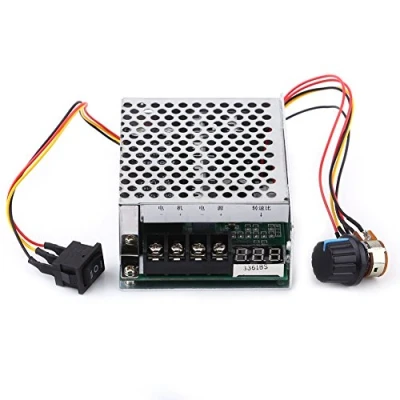 Imagen de Regulador de Velocidad del Motor CC, 10V 55V 40A Inversor Exhibicin Digitaces Interruptor Reversible