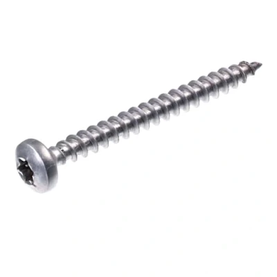 Imagen de SECCARO tornillo para madera aglomerada de cabeza semirredonda, 5 x 50 mm, acero inoxidable V2A, VA A2, con rosca completa, TX/hexagonal interior, 150 unidades