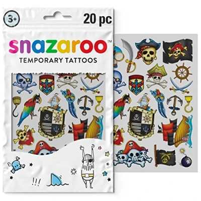 Imagen de Snazaroo Set de tatuajes temporales, aventuras , color/modelo surtido