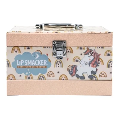 Imagen de Lip Smacker Beauty Vanity Case, Set de Maquillaje Infantil para Rostro, Labios y Uñas, Accesorios el Cabello Aplicadores Incluidos Look Creativo, Esenciales Todo en Uno