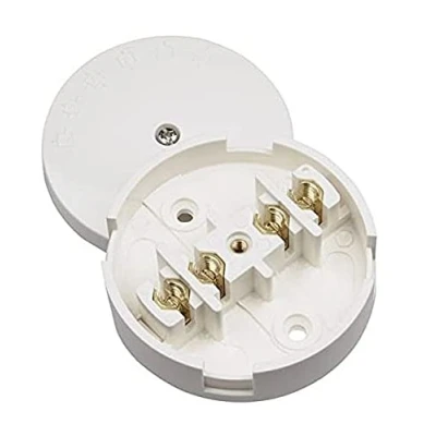 Imagen de Merriway BH02794 Junction Box 5 Amp Con 4 Terminal, White (Paquete De 1)