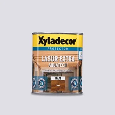 Imagen de Xyladecor 250 Lasur Extra Mate Aquatech, Para madera Teca, 750 ml